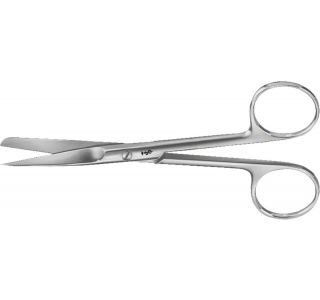 SCISSORS CURVED SHARP 130MM