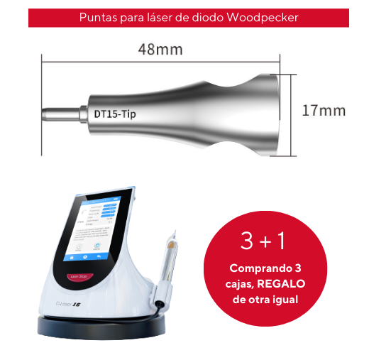 Punta láser desensibilización