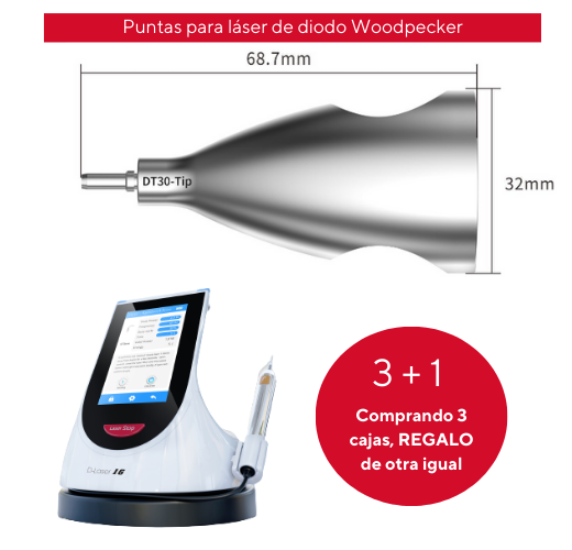 Punta láser desensibilización