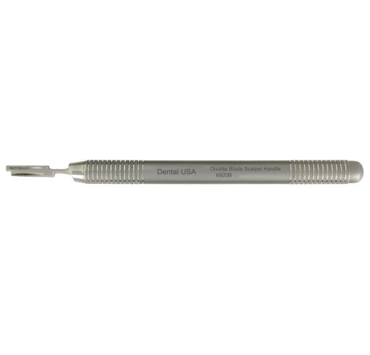 Handle of double blade scalpel for harvesting grafts 6EZ 2mm