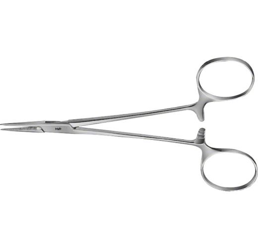 MICRO-HALSTED HAEMOSTATIC FORCEPS CURVED 125MM