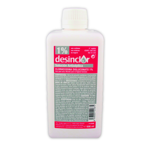 Antiseptic Chlorhexidine Solution 1% | Desinclor