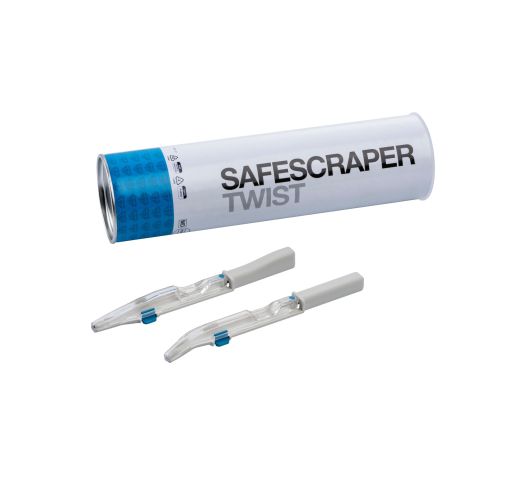 Safescraper TWIST bone collector straight, pack of 3