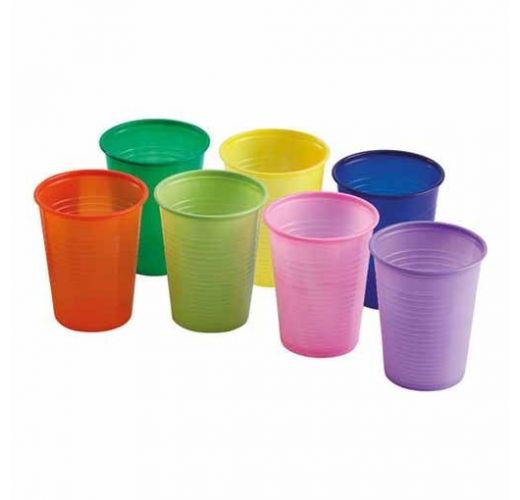 Plastic cup, Lilac, 100 pieces