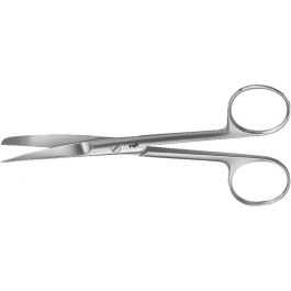 SCISSORS CURVED SHARP/BLUNT FINE BLADE 130MM